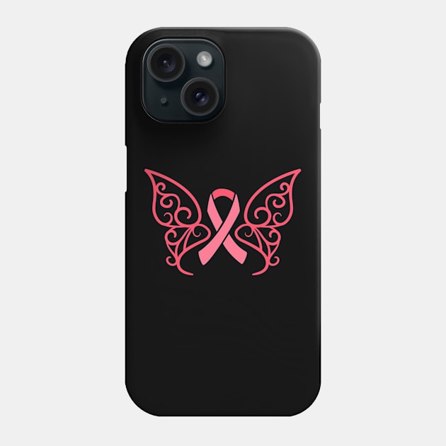 Breast Cancer Ribon Phone Case by gdimido