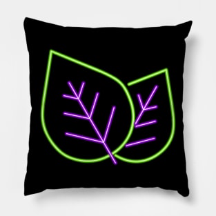 Leaves Line Light Pillow