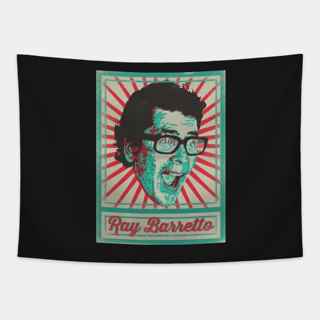 Ray Barretto Poster Tapestry by TropicalHuman