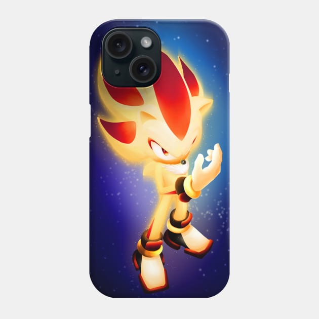 Super Shadow - Galaxy BG Phone Case by TheSonicProf