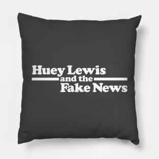 Huey Lewis and the Fake News Pillow