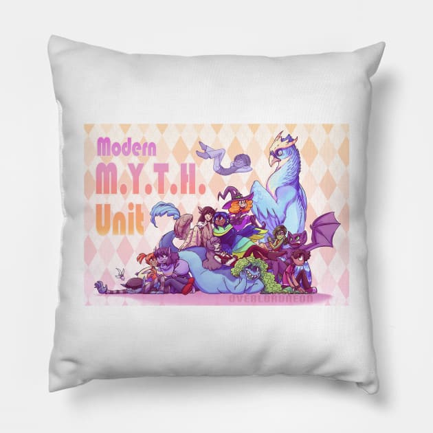 M.Y.T.H. Poster Pillow by OverlordNeon