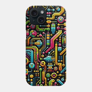 Neon Circuitry Nexus Phone Case