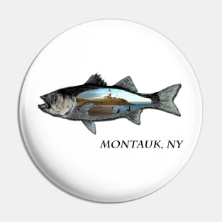 Surf casting Montauk, NY Pin