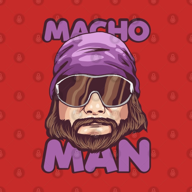 purple macho face by sisha6666