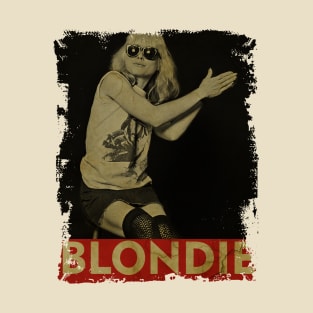 TEXTURE ART- Blondie - RETRO STYLE T-Shirt