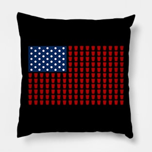 the drinker's flag Pillow