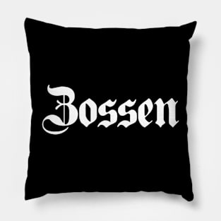 Zossen written with gothic font Pillow