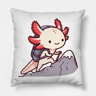 Axolotl funny Mountaineering Pillow