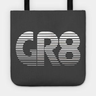 I love my TR8 - white logo Tote