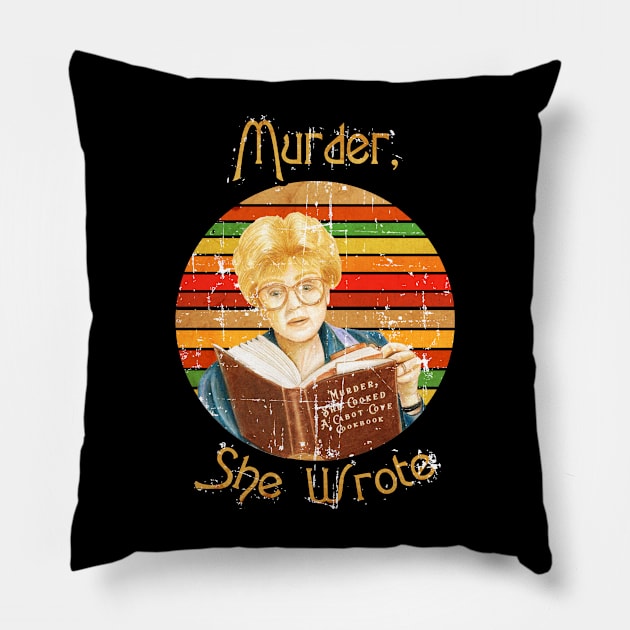 Vintage Murder, She wrote Pillow by Hursed