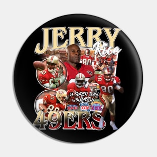 VINTAGE JERRY RICE BOOTLEG Pin