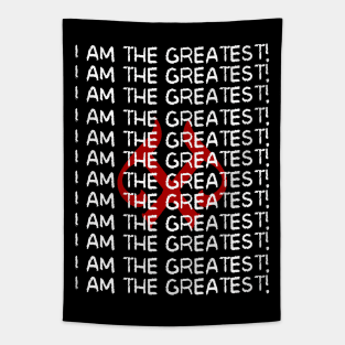 I Am The Greatest - Chalkboard Collection Tapestry