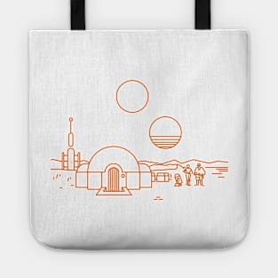 Tatooine vintage travel Tote