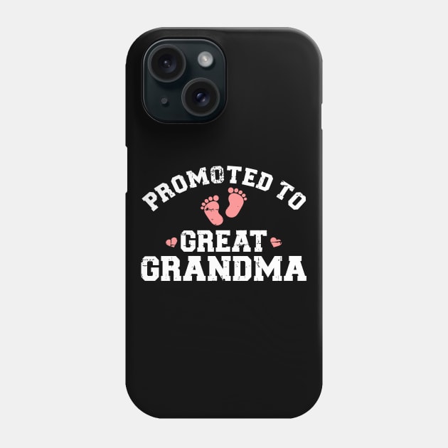 Promoted to Great grandma Phone Case by Designzz