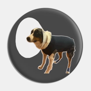 cone head dog Pin