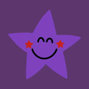 Big violet star T-Shirt