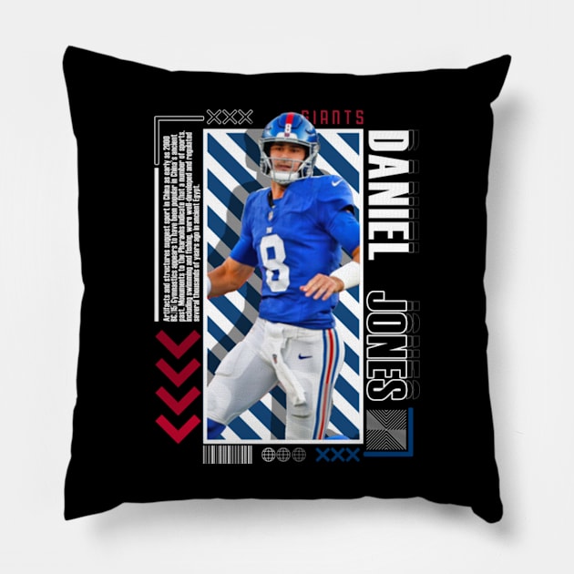 Daniel Jones Paper Poster Version 10 Pillow by art.Hamdan