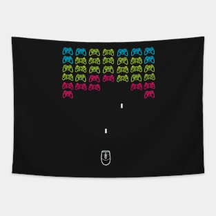 Console invaders Tapestry