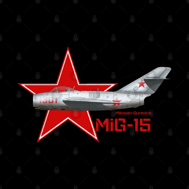 Mikoyan-Gurevich MiG-15 by BearCaveDesigns