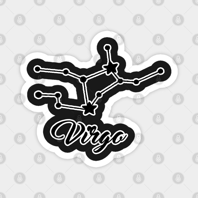 Virgo Zodiac Constellation Design Magnet by Pikmi