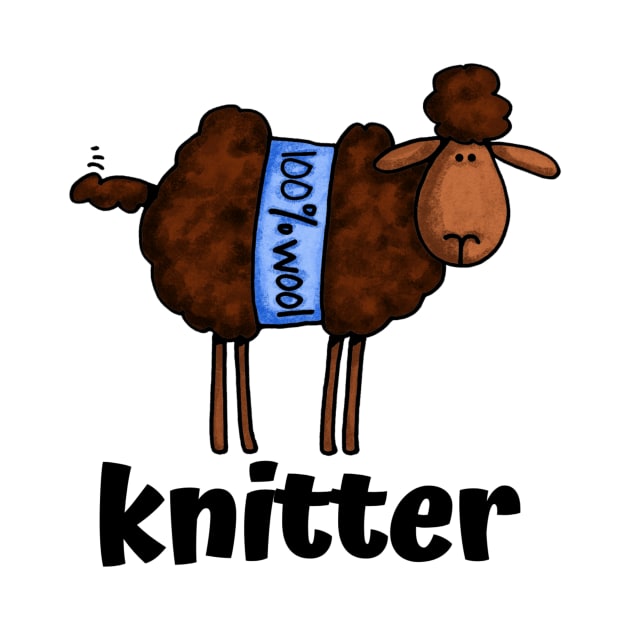 Knitter (Dark Sheep) by Corrie Kuipers