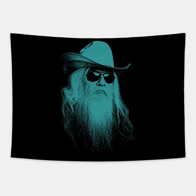 Leon Russell // 90s Aesthetic Design Tapestry by Knockbackhaunt