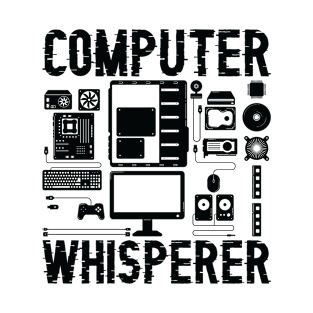 Computer Whisperer Tech Supports Programmer Coder T-Shirt