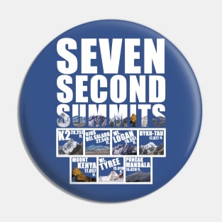 Seven Second Summits Pin