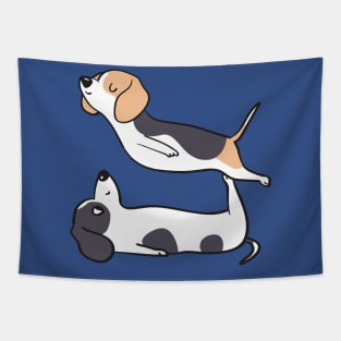 Acroyoga Beagle Tapestry