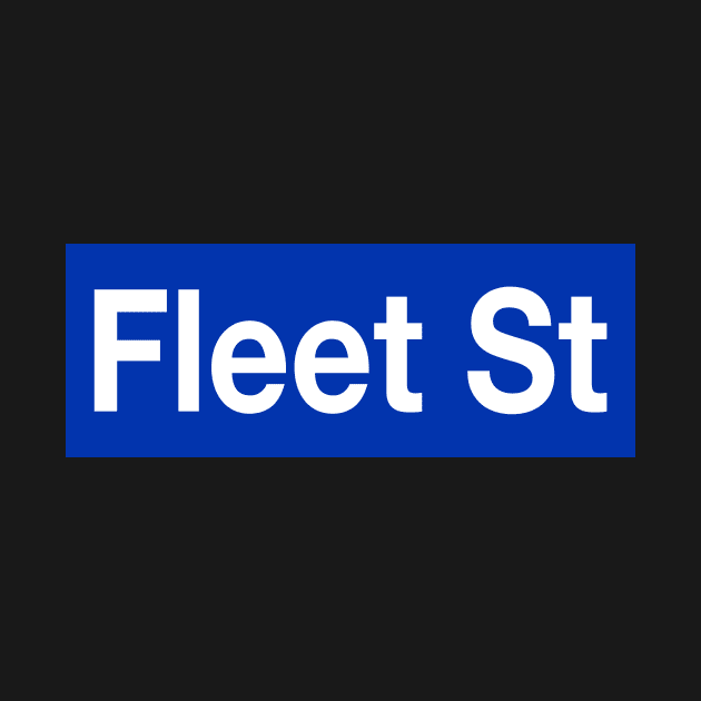 Fleet Street - Sweeney Todd Blue by byebyesally