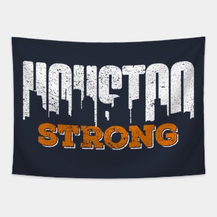 Houston Strong Distressed Tapestry