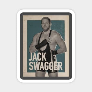 Jack Swagger Vintage Magnet