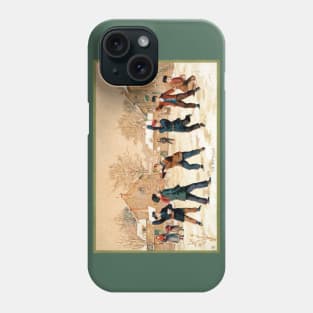 19th C. Snowball Fight Phone Case