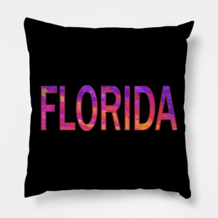 FLORIDA (Sunset Text) Pillow