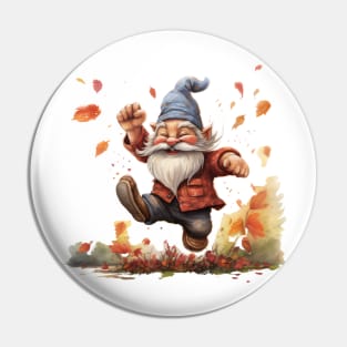 Autumn Happy Gnome #12 Pin