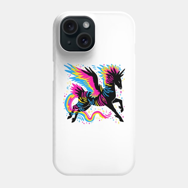 Pan Pride Alicorn Phone Case by Things By Diana