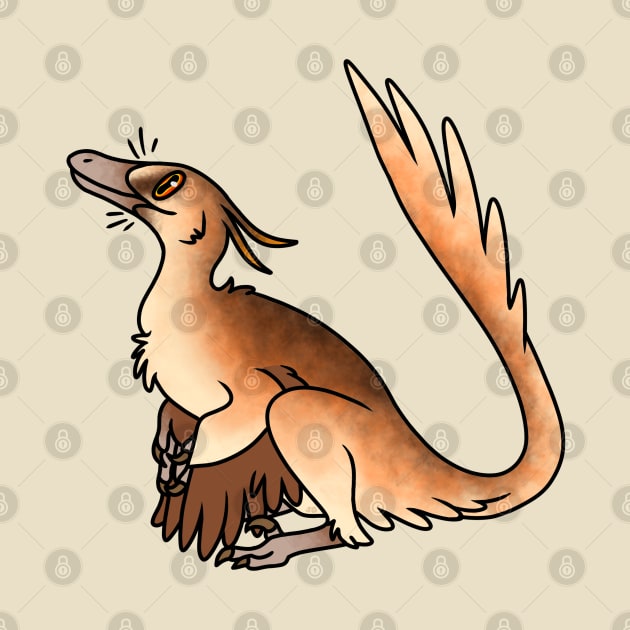 Cute Velociraptor (2nd version) by saradrawspaleo