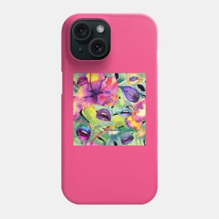 Tropical Lips Collage Phone Case