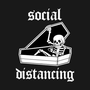 Social distancing | Traditional Tattoo design T-Shirt