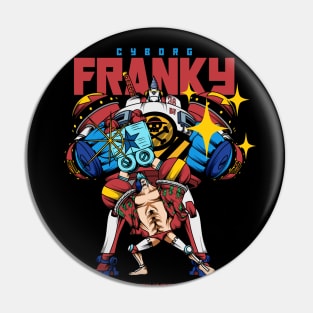 Franky One Piece Pins and Buttons for Sale