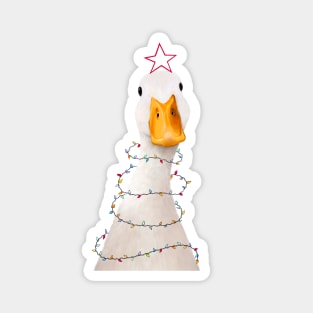 Christmas duck Magnet