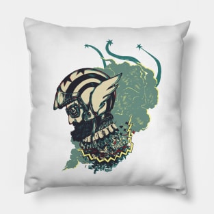 Icelandic Motorcyclist Pillow