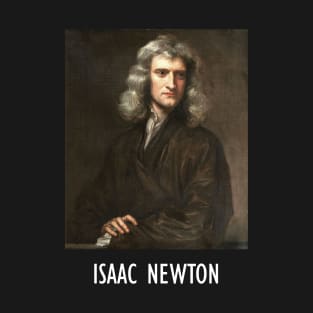 Sir Isaac Newton Portrait Art T-Shirt