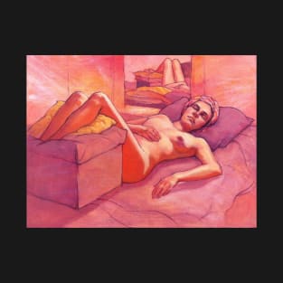 Elodie at Rest ~ oil painting T-Shirt