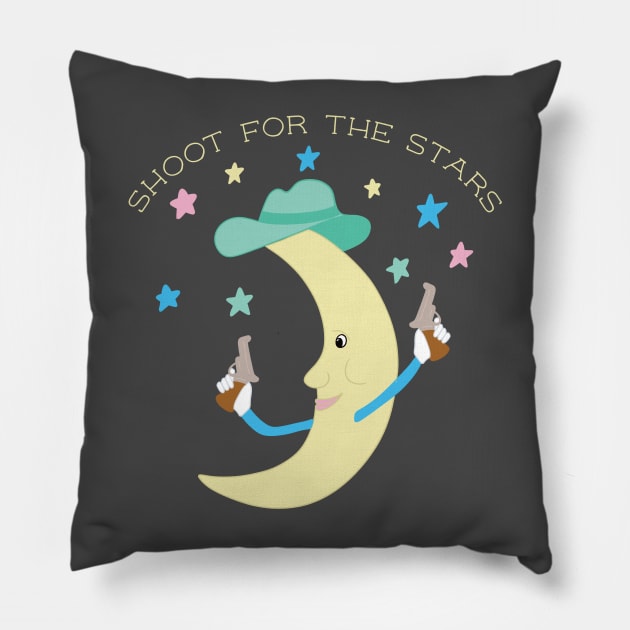 Shoot for the Stars Pillow by Alissa Carin