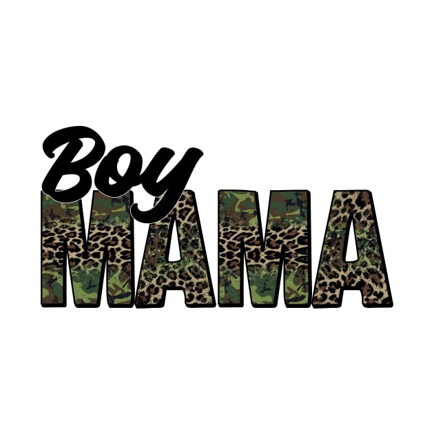 Camo Boy Mama by DigitalCreativeArt