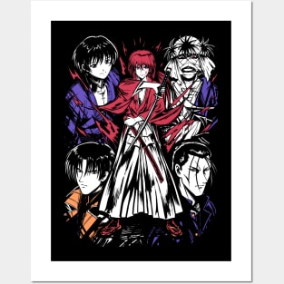 Aoshi Shinamori - Rurouni Kenshin - Posters and Art Prints