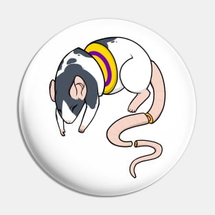 Intersex Pride Rat Pin