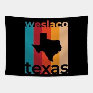 Weslaco Texas Retro Tapestry